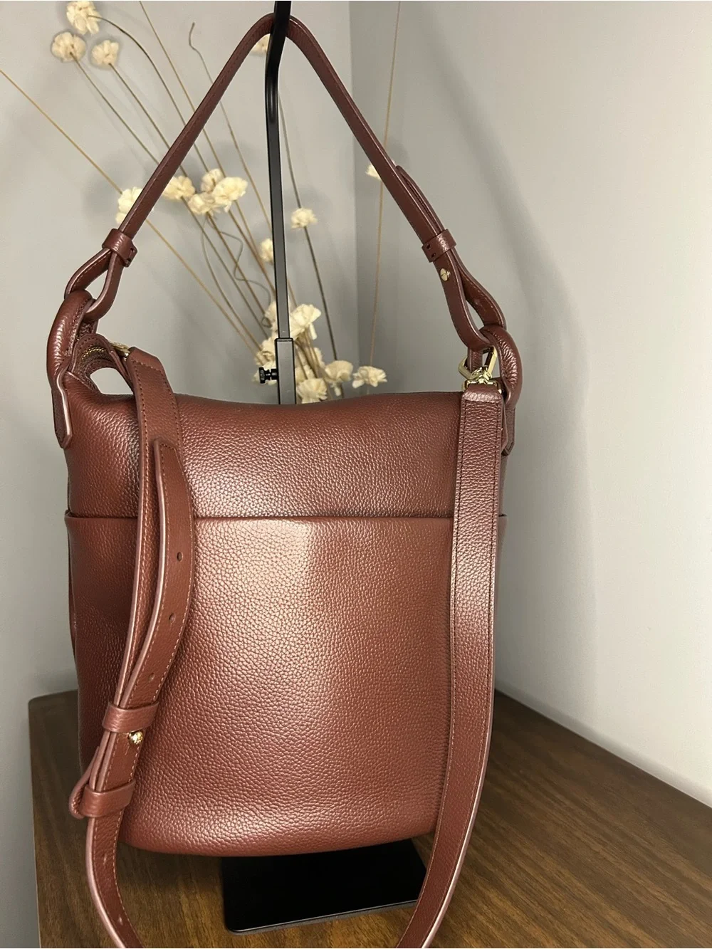 Cole Haan NWOT Essential Soft Leather Bucket Bag